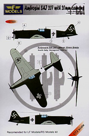 LF Models Decals 1/72 RF-5A FREEDOM FIGHTER OVER SPAIN 